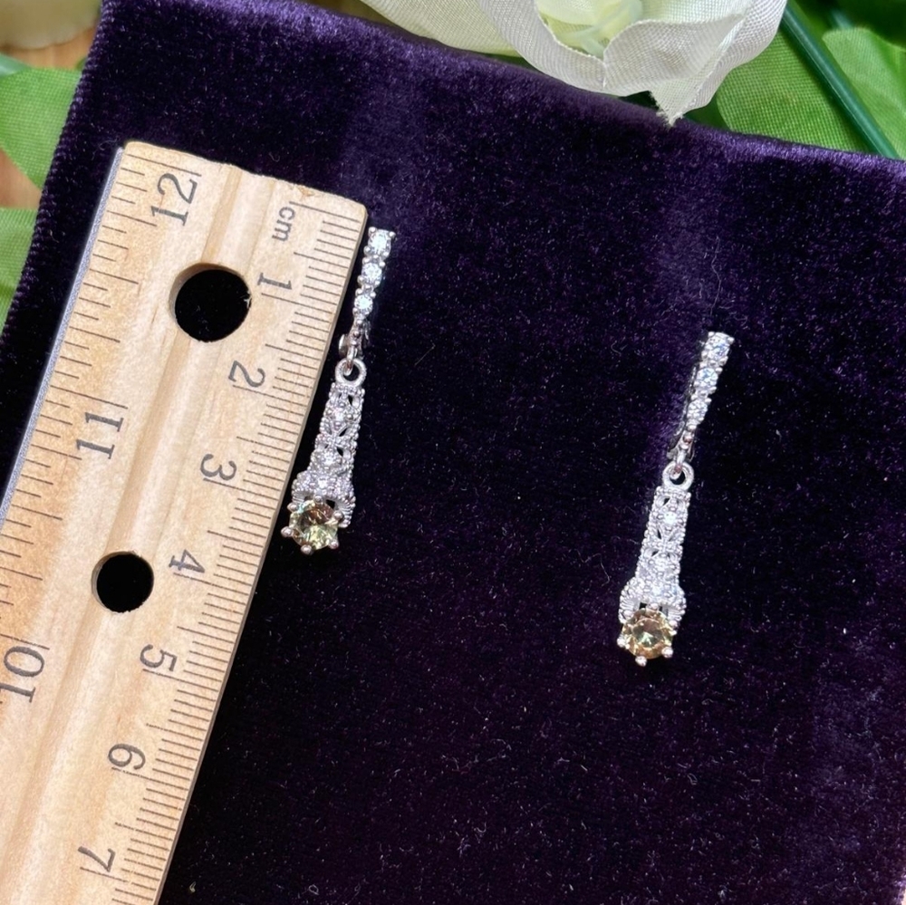 925 Sterling Silver Turkish Vintage Zultanite WeddingJewelry Set  for Women,NEW, - Picture 8 of 9